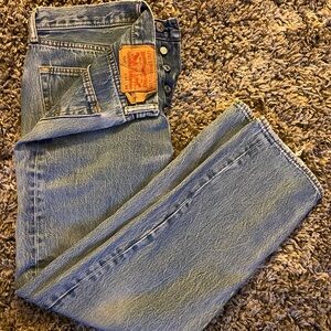 Levi's Light Blue Straight Jeans